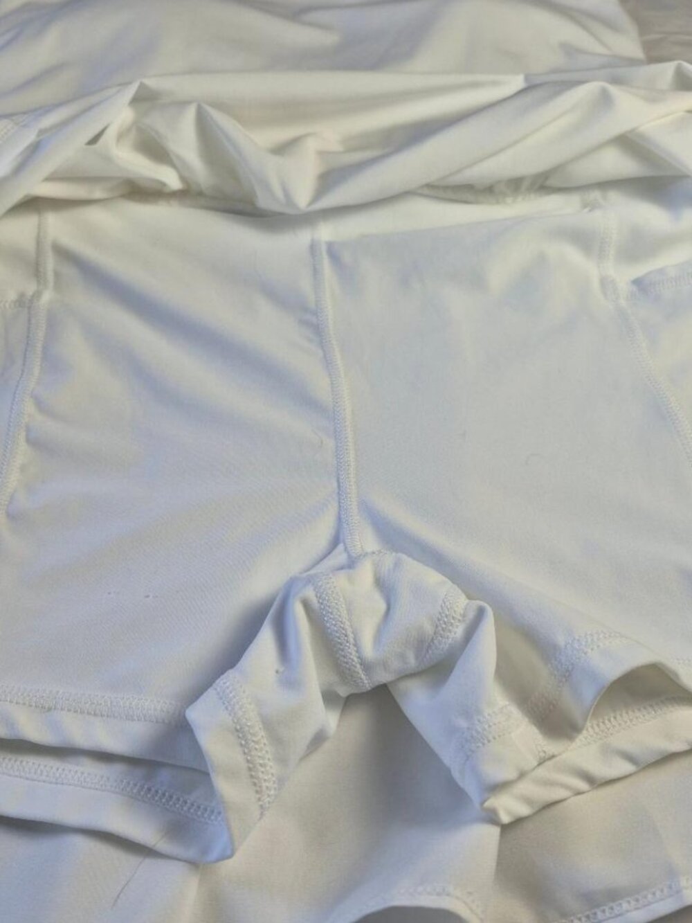 NWOT Sz M JoyLab Game Day Activewear Athletic White Dress Built-in Shorts - Picture 4 of 6